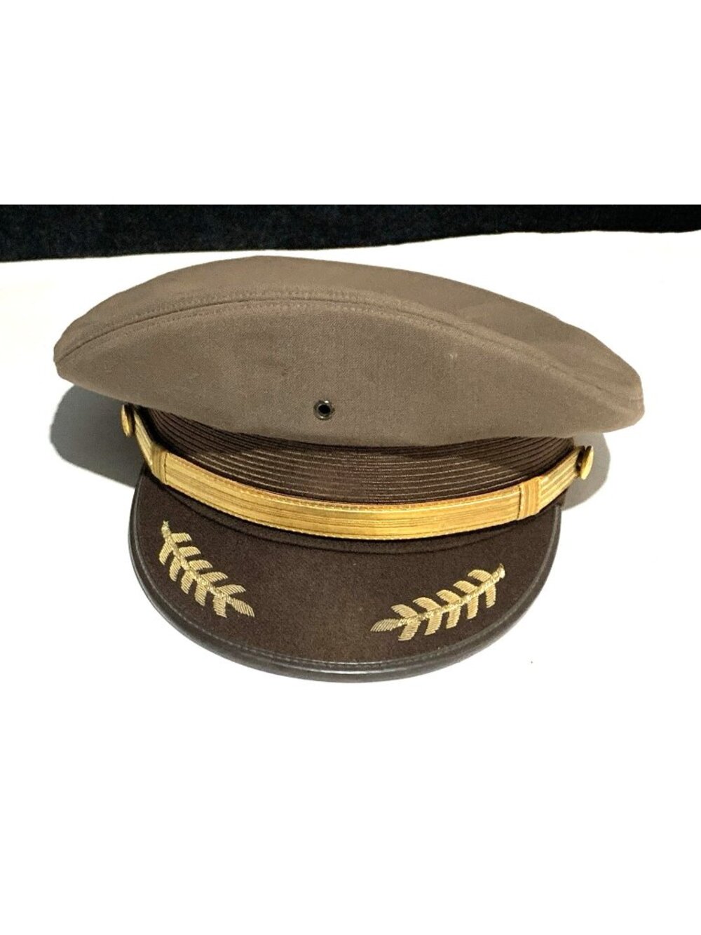 United Airlines Pilot Visor Cap Vintage Captain First Officer Hat By Berkshire